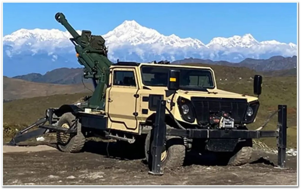 105mm 37 Caliber Mobile Weapon System with 360° firing capability